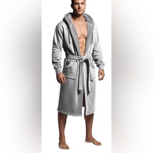 Dude Robe The Dude Robe Grey L/XL  NWT IN PACKAGE